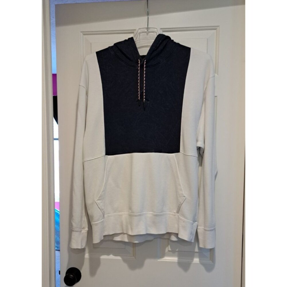 Nike Air Jordan Legacy 1 Jumpman Hoodie Size Large White Blue CZ1160